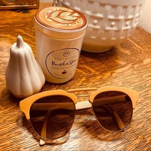 Crap Eyewear Stepping Razor The Nudie Club Sunglasses Yellow and Gold